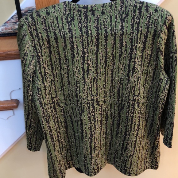 Misook knit jacket size XL, NWOT, three quarter sleeves - Picture 5 of 6